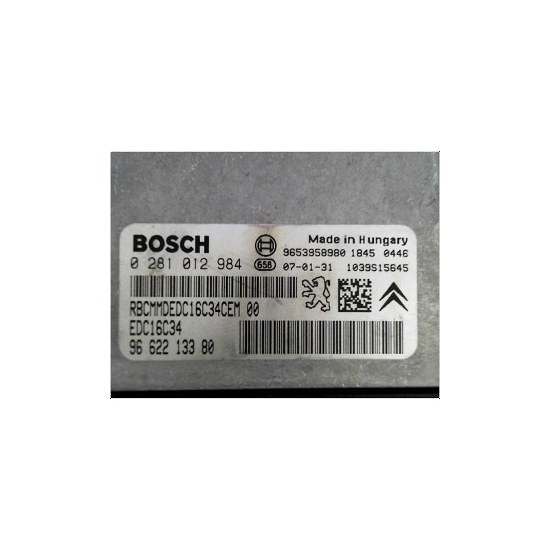 CALCULATEUR MOTEUR PEUGEOT 407 2004-2008