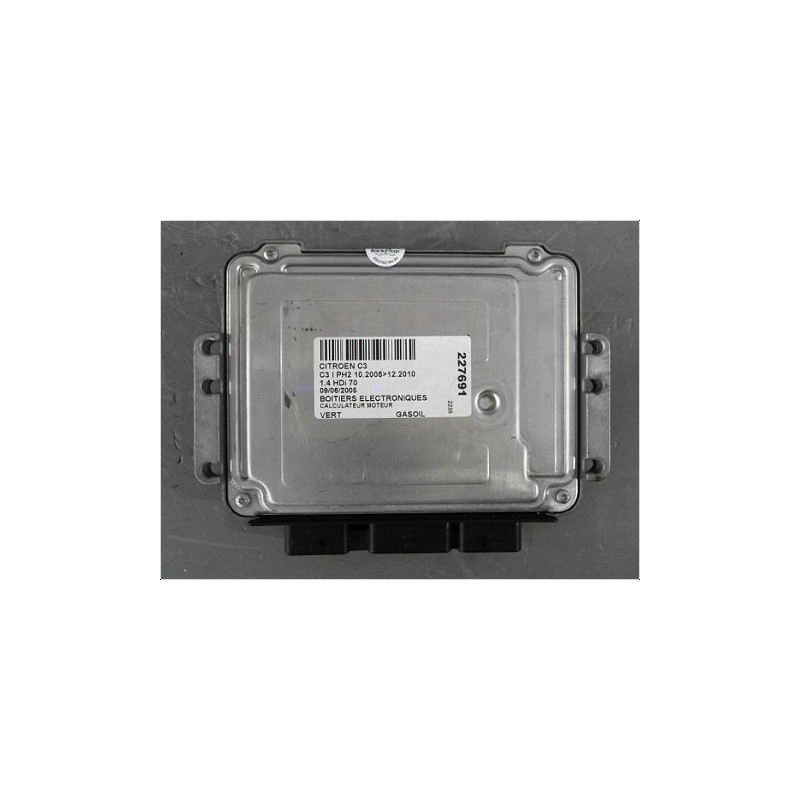 CALCULATEUR MOTEUR CITROEN C3 PH2 2005-2010