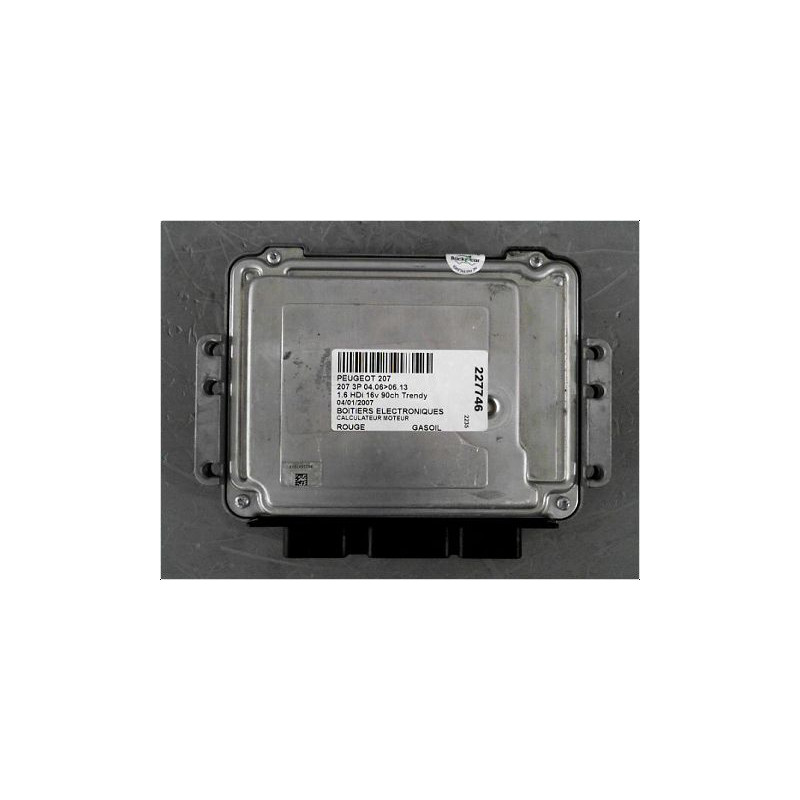 CALCULATEUR MOTEUR PEUGEOT 207 06-13