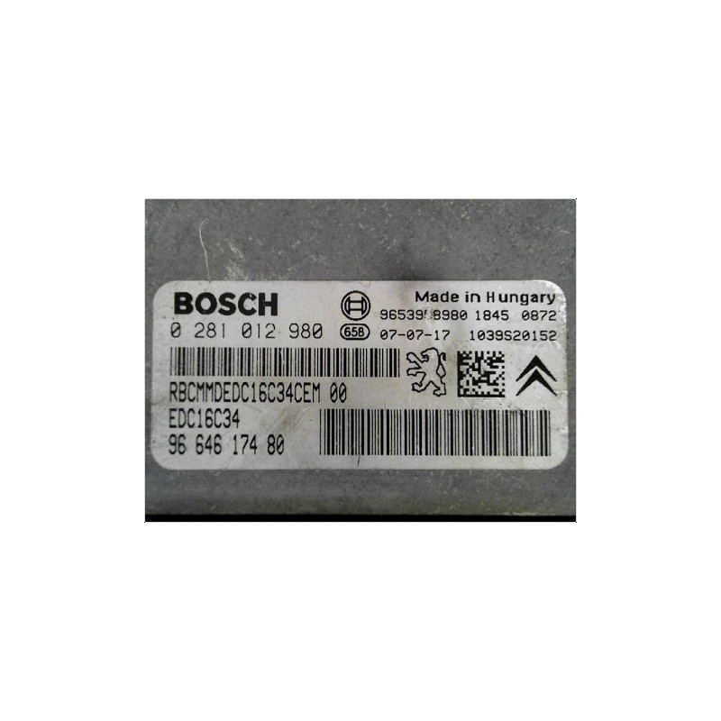 CALCULATEUR MOTEUR CITROEN GRAND C4 PICASSO 06-13