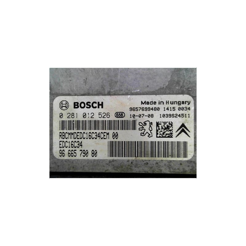 CALCULATEUR MOTEUR PEUGEOT 206+ 09-13
