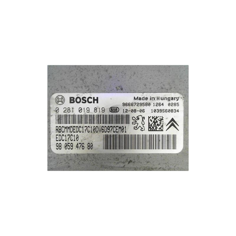 CALCULATEUR MOTEUR CITROEN C3 PICASSO PH2 2012-