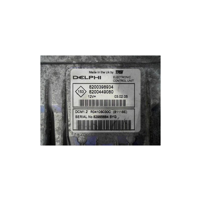 CALCULATEUR MOTEUR RENAULT MODUS 2004-2007