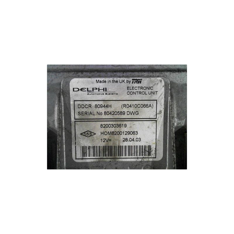 CALCULATEUR MOTEUR RENAULT CLIO II PH.2 01-06