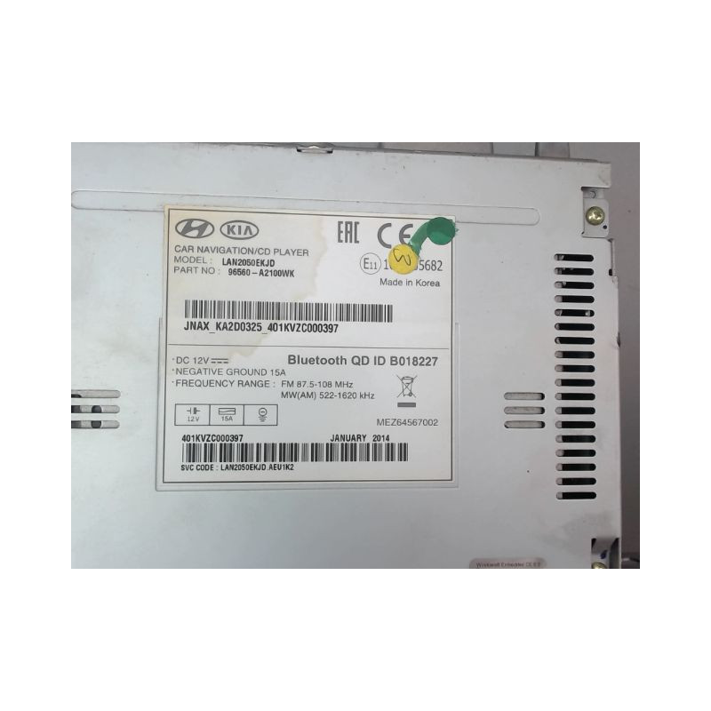 AUTORADIO KIA CEE D I Phase 1 2007-2009