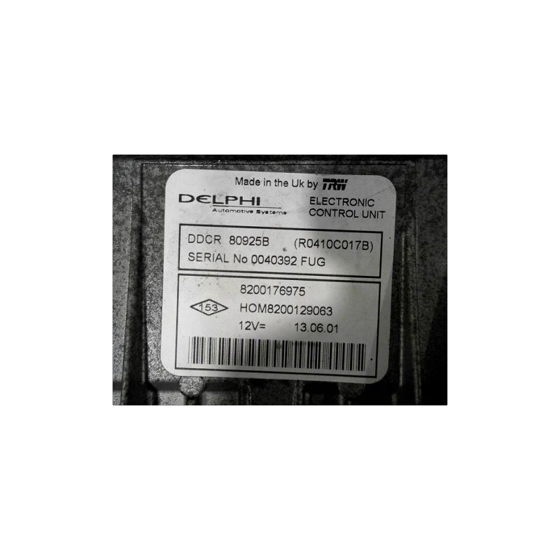 CALCULATEUR MOTEUR RENAULT CLIO II PH.2 01-06