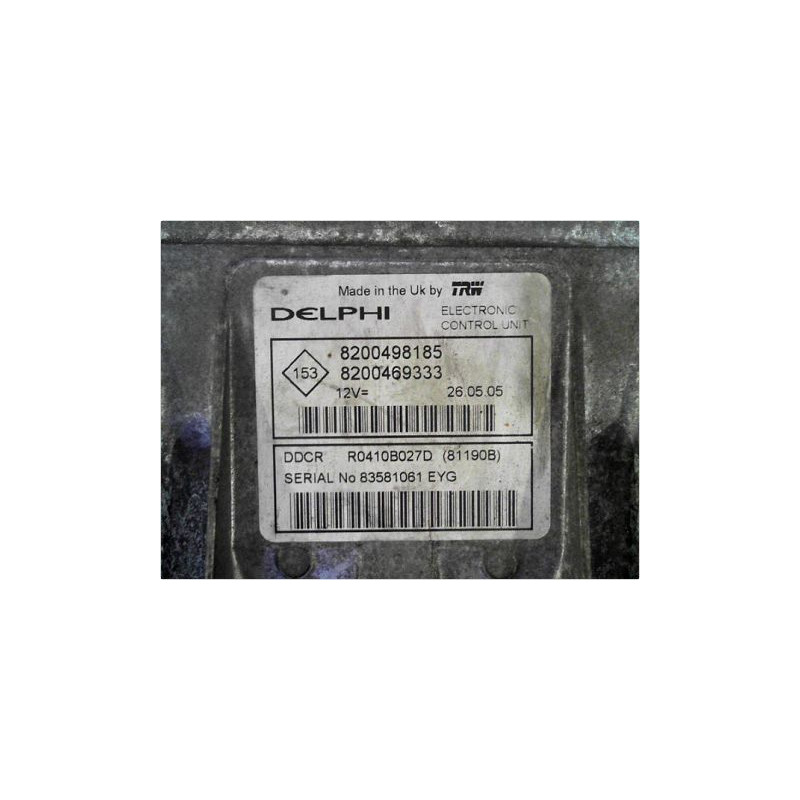 CALCULATEUR MOTEUR RENAULT CLIO II PH.2 01-06