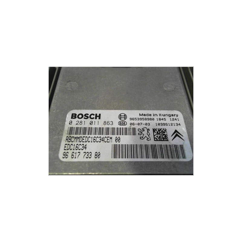 CALCULATEUR MOTEUR PEUGEOT 307 2005-2007