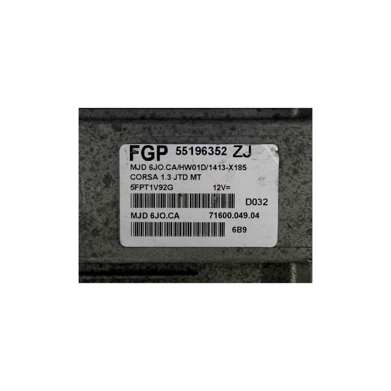 CALCULATEUR MOTEUR OPEL CORSA
