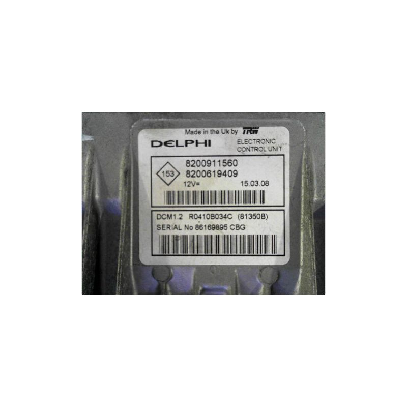CALCULATEUR MOTEUR RENAULT CLIO III PH.1 07-09