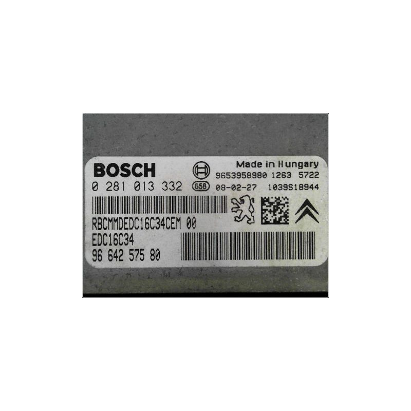 CALCULATEUR MOTEUR PEUGEOT 308 2007-2011