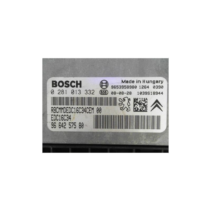 CALCULATEUR MOTEUR PEUGEOT 407 2004-2008