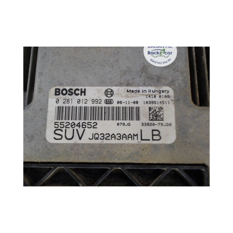 CALCULATEUR MOTEUR SUZUKI SX4 I 2006-...