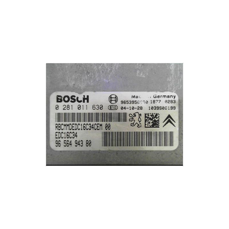 CALCULATEUR MOTEUR CITROEN C4 04-08
