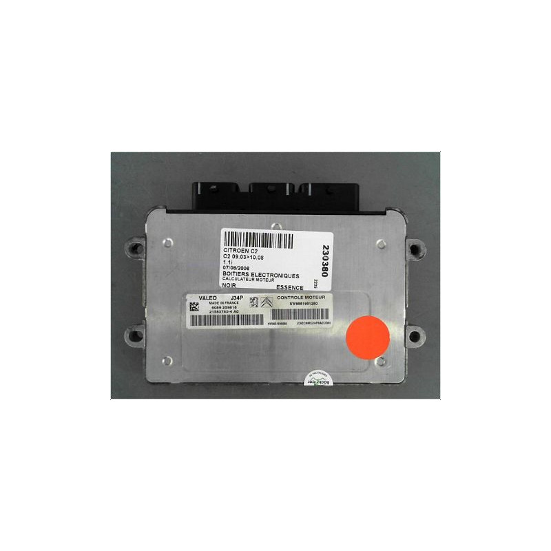 CALCULATEUR MOTEUR CITROEN C2 03-08