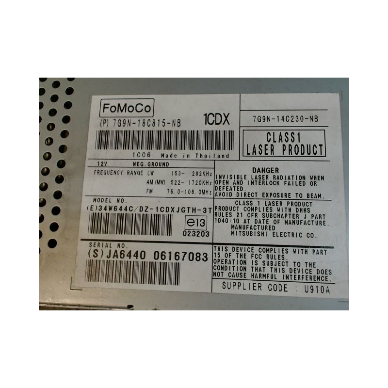 AUTORADIO JAGUAR XF 1 PHASE 1 DIESEL