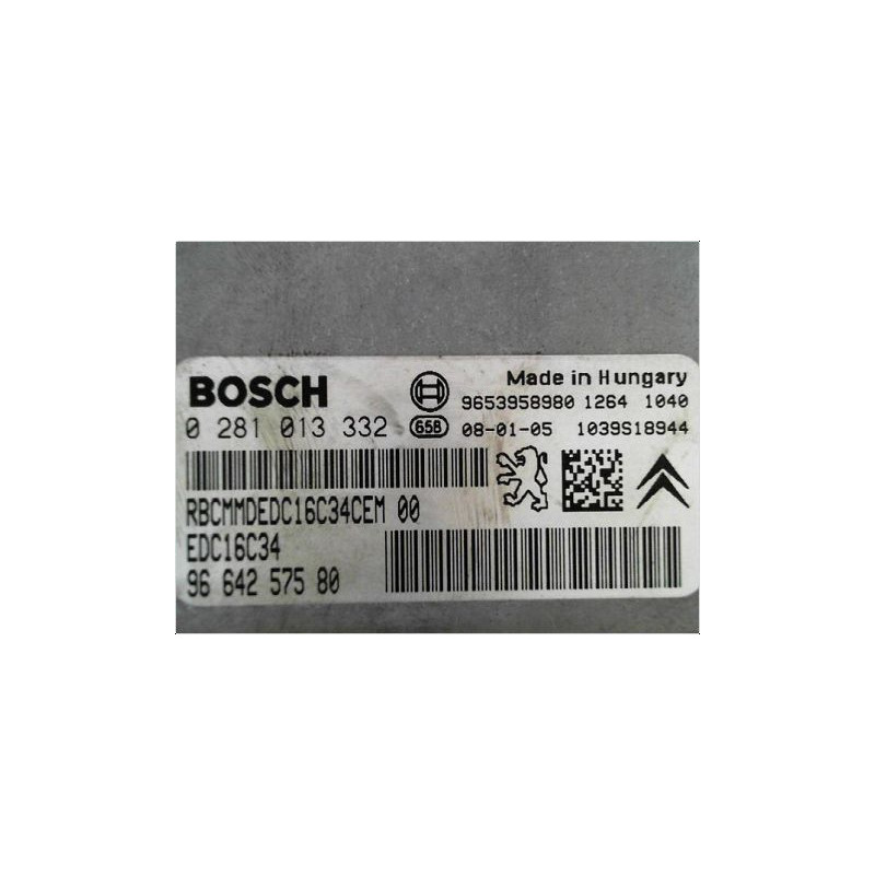 CALCULATEUR MOTEUR PEUGEOT 308 2007-2011