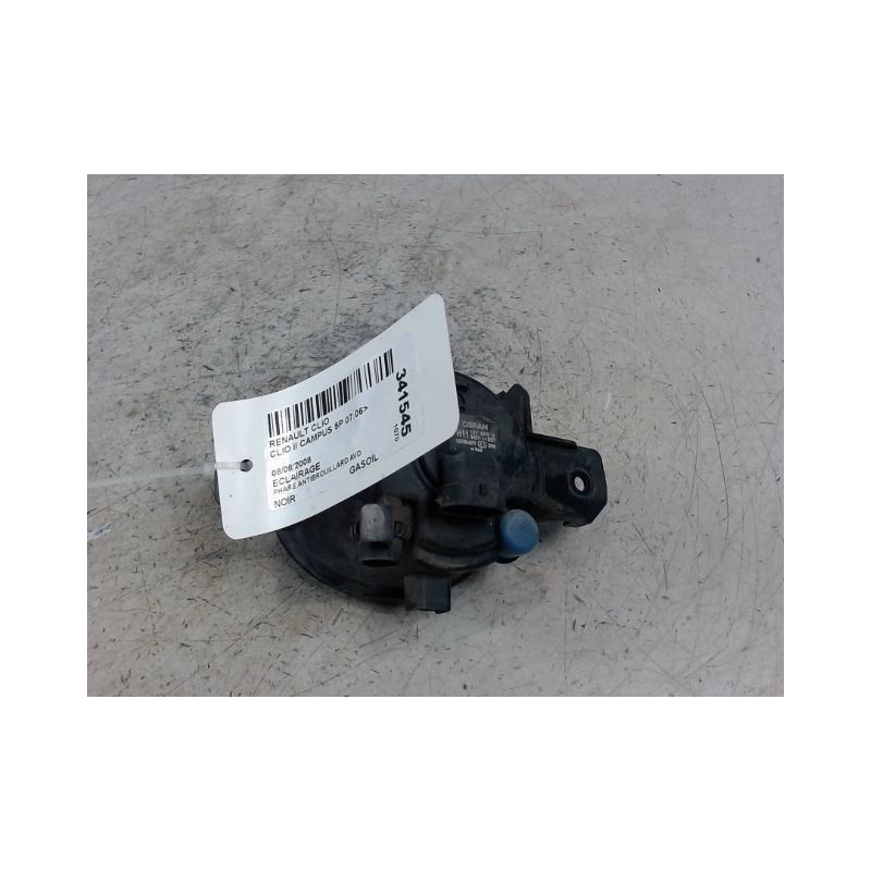 PHARE ANTIBROUILLARD AVANT DROIT RENAULT CLIO II CAMPUS 06-