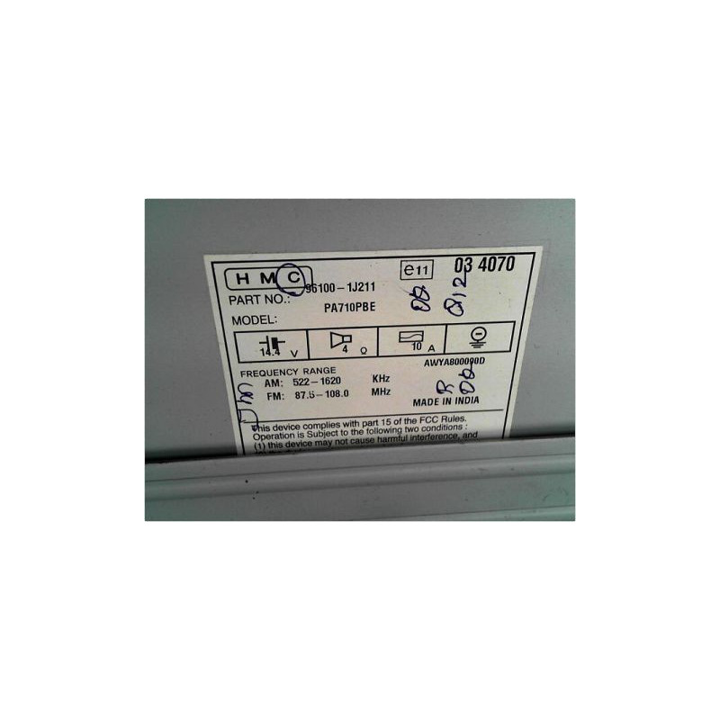 AUTORADIO HYUNDAI I 20 09-12
