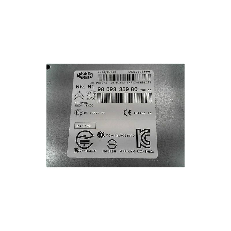 AUTORADIO PEUGEOT 508 BREAK 2011-2014