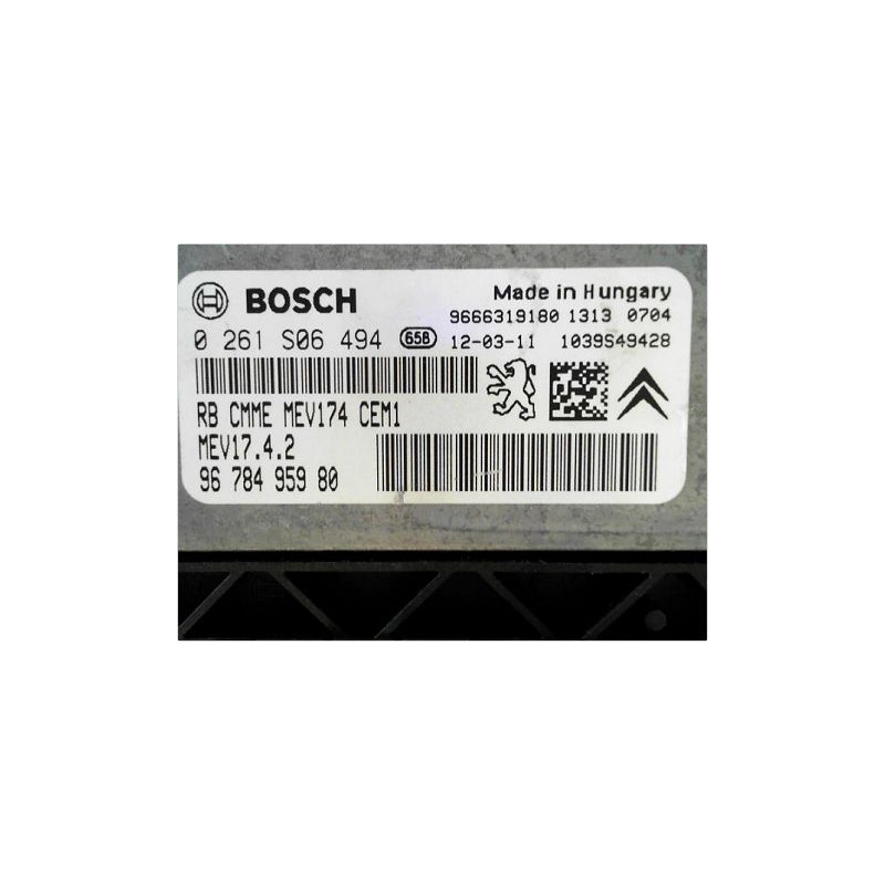 CALCULATEUR MOTEUR PEUGEOT 208 12-15