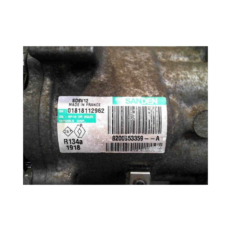 COMPRESSEUR AIR CONDITIONNE RENAULT CLIO III 2009-