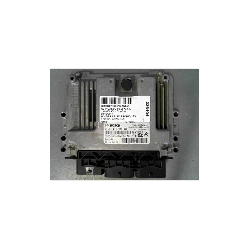 CALCULATEUR MOTEUR CITROEN C3 PICASSO 09-12