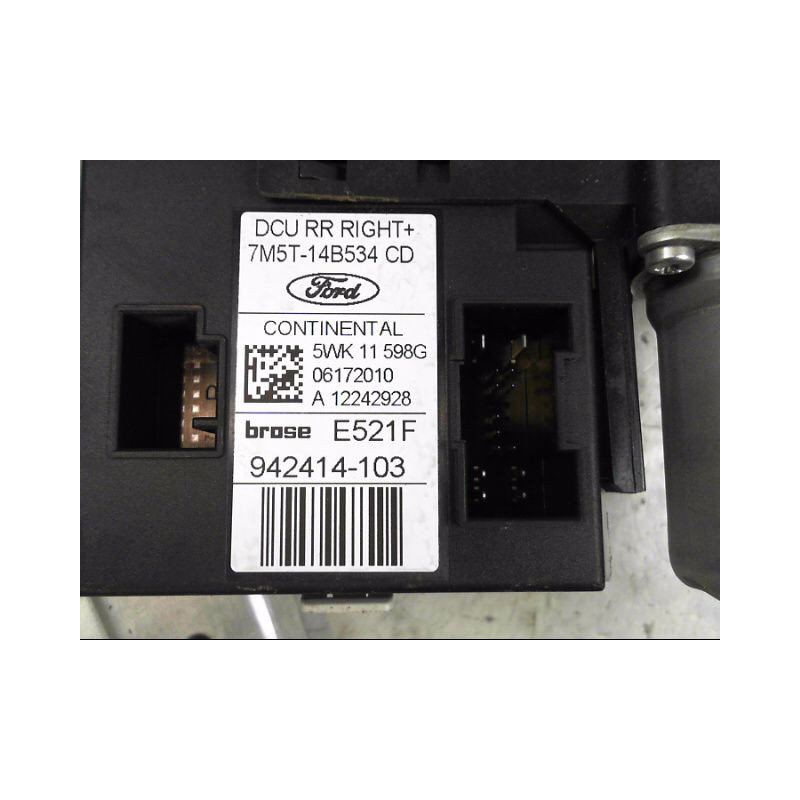 MECANISME+MOTEUR LEVE-GLACE ARRIERE DROIT FORD C-MAX