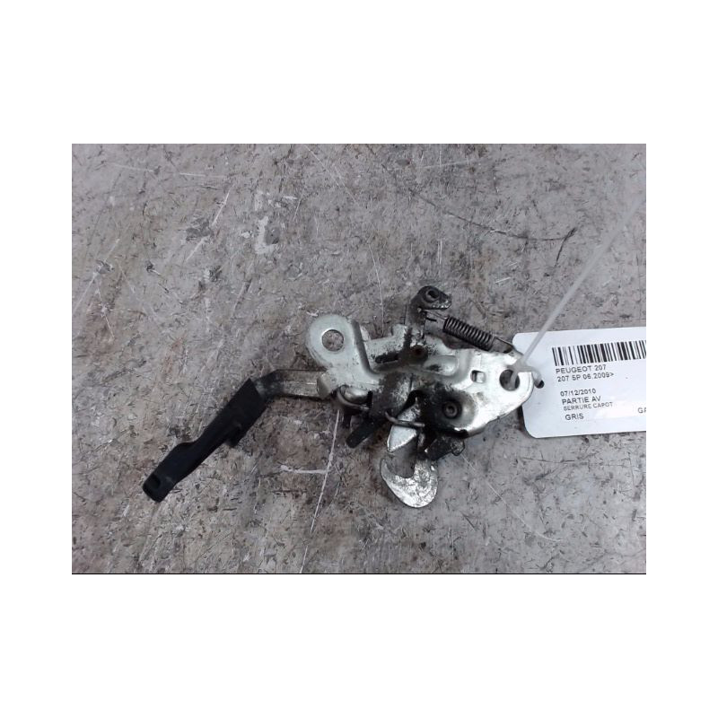 SERRURE CAPOT PEUGEOT 207 2009-