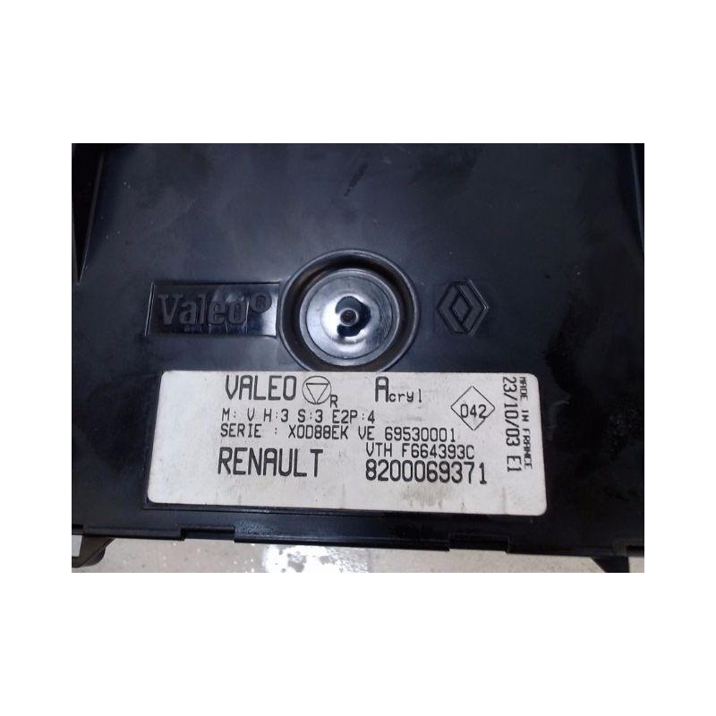 COMMANDE DE CHAUFFAGE RENAULT CLIO II PH.2 01-06