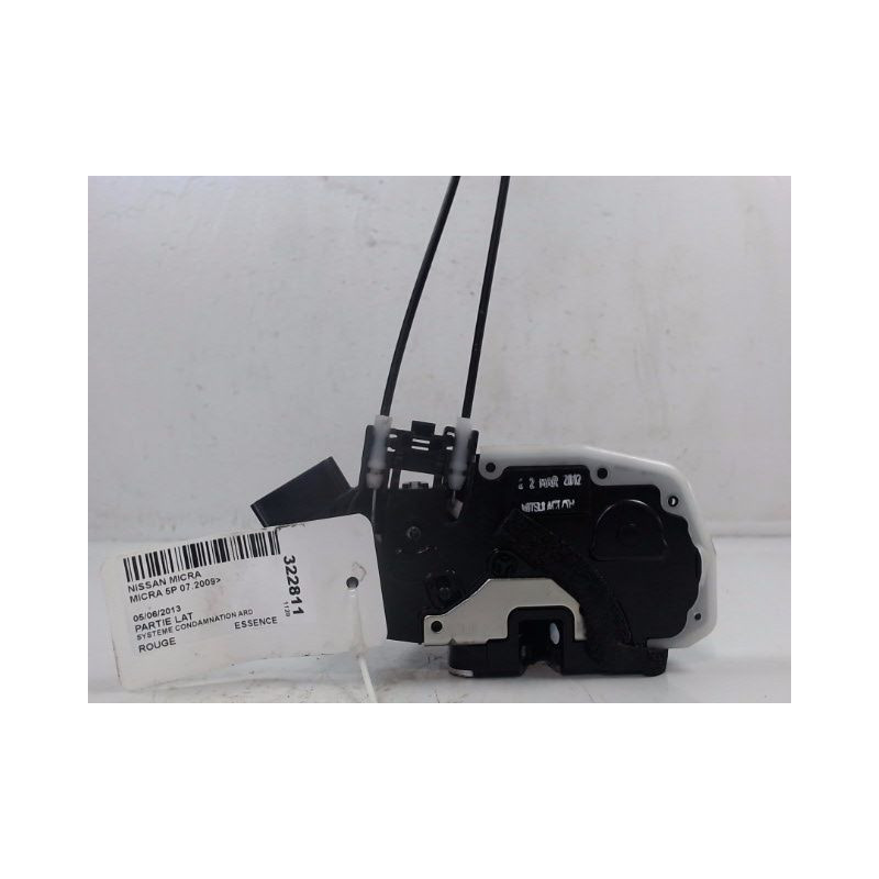 SYSTEME CONDAMNATION ARRIERE DROIT NISSAN MICRA 2009-