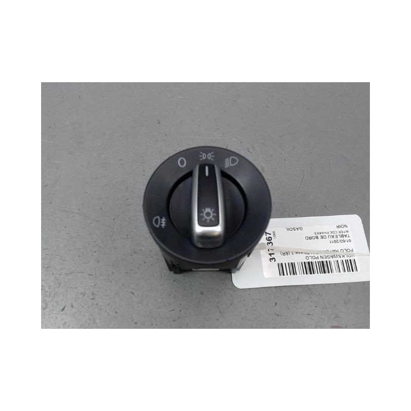 INTERIEUR COMMANDE PHARES VOLKSWAGEN POLO V Phase 1 (6R) 2009-2014