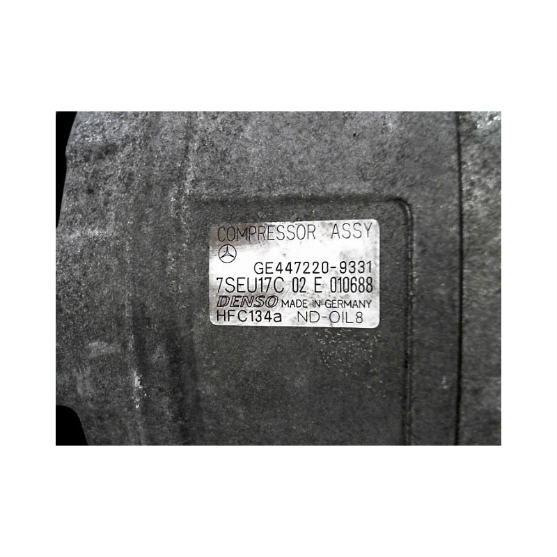 COMPRESSEUR AIR CONDITIONNE MERCEDES CLASSE E 2002-