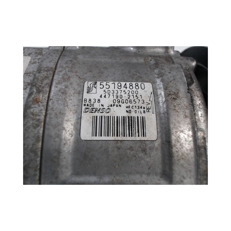 COMPRESSEUR AIR CONDITIONNE FIAT GRANDE PUNTO 2005-