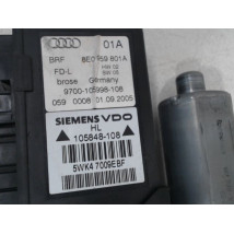 MECANISME+MOTEUR LEVE-GLACE ARRIERE GAUCHE AUDI A4 AVANT 04-08