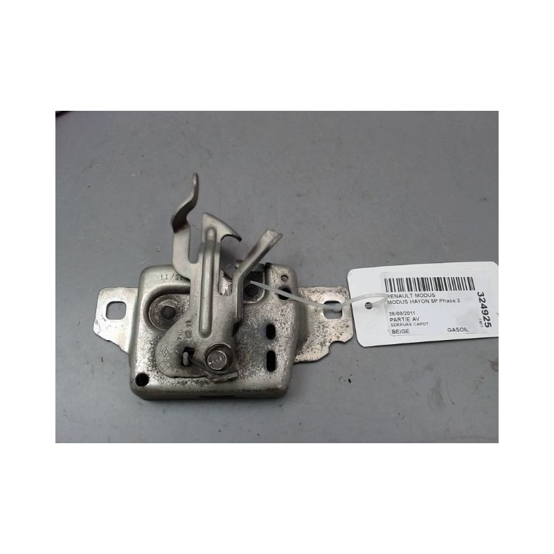 SERRURE CAPOT RENAULT MODUS Phase 2 2008-...