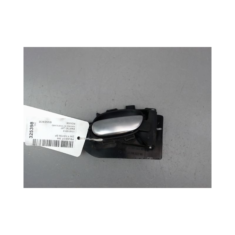 POIGNEE INTERIEURE PORTE ARRIERE DROIT PEUGEOT 206 + 2009-2013