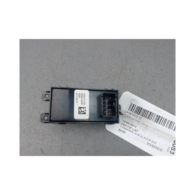 COMMANDE LEVE-GLACE PORTE AVD KIA CEE D I Phase 1 2007-2009