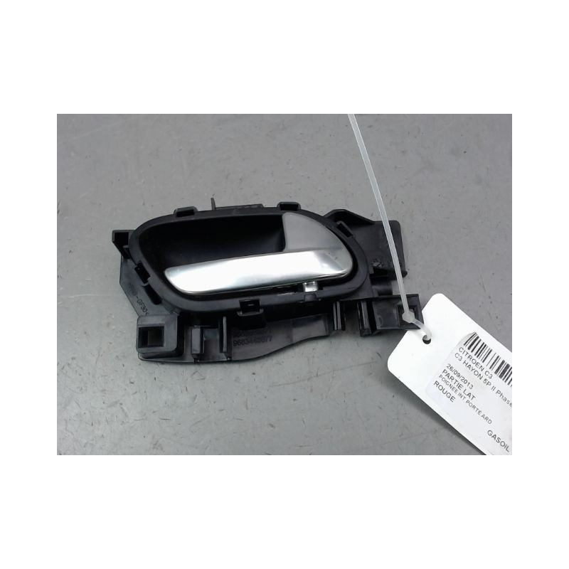 POIGNEE INTERIEURE PORTE ARRIERE DROIT CITROEN C3 II Phase 2 (A51) 2013-...
