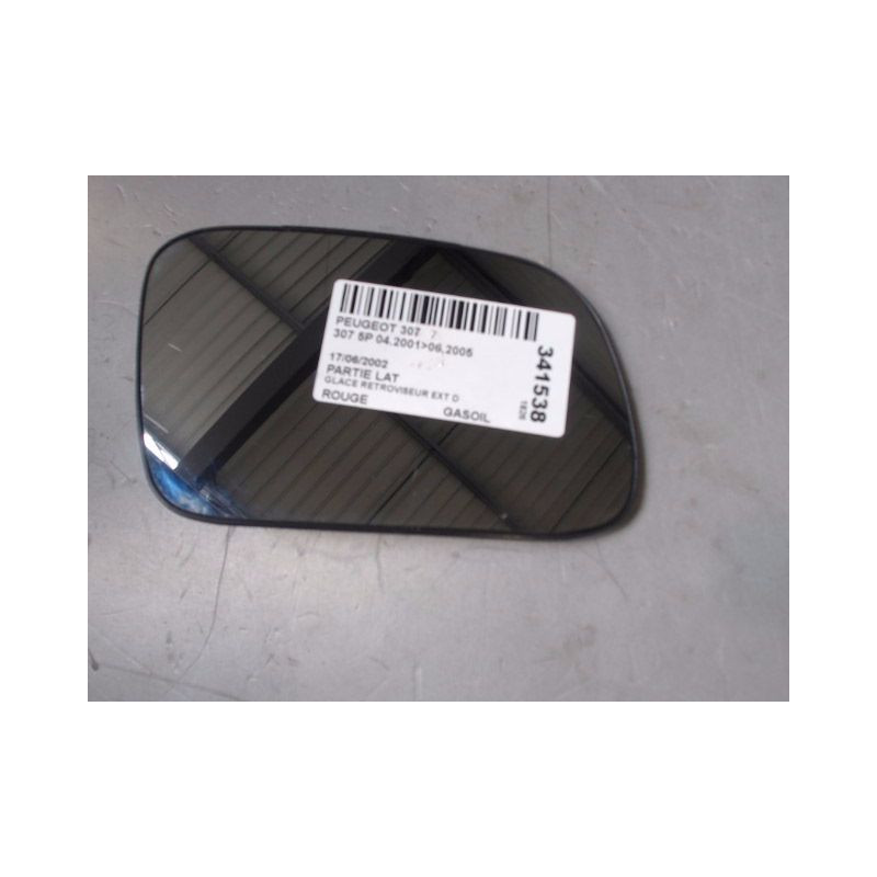 GLACE RETROVISEUR EXT D PEUGEOT 307 2001-2005