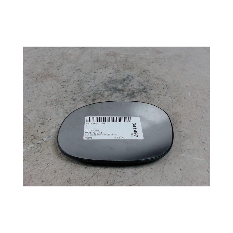 GLACE RETROVISEUR EXT G PEUGEOT 206+ 2009-