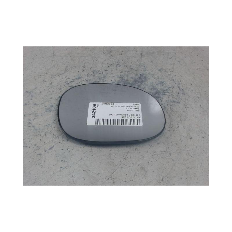 GLACE RETROVISEUR EXT D PEUGEOT 206 CC 2000-2007