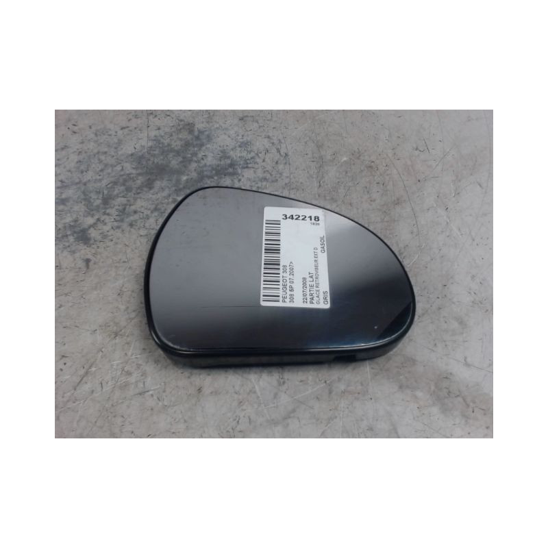 GLACE RETROVISEUR EXT D PEUGEOT 308 2007-