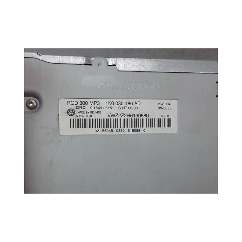 AUTORADIO VOLKSWAGEN PASSAT BERL. V 2005-2010