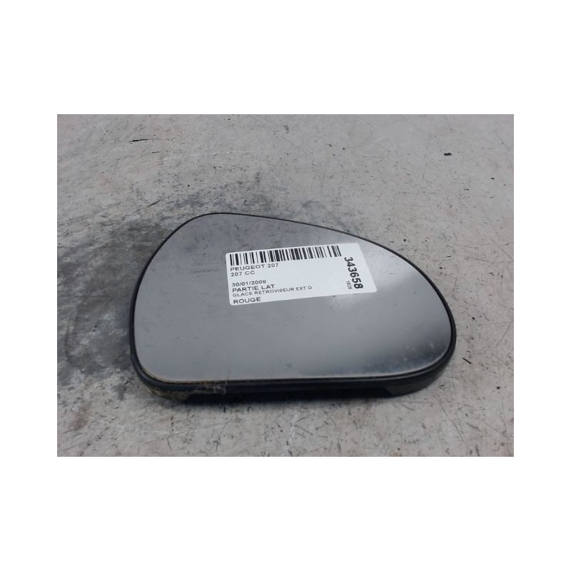 GLACE RETROVISEUR EXT D PEUGEOT 207 CC