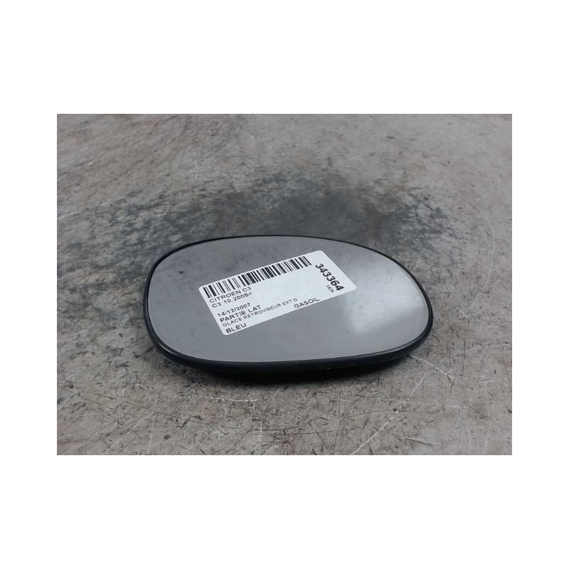 GLACE RETROVISEUR EXT D CITROEN C3 2005-