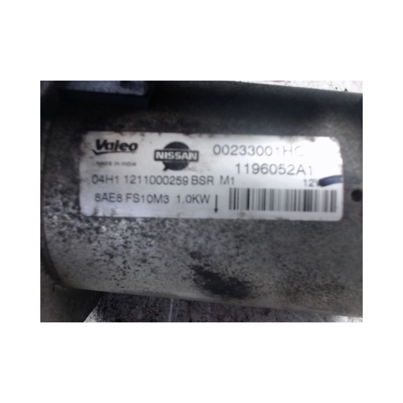 DEMARREUR NISSAN MICRA 2009-