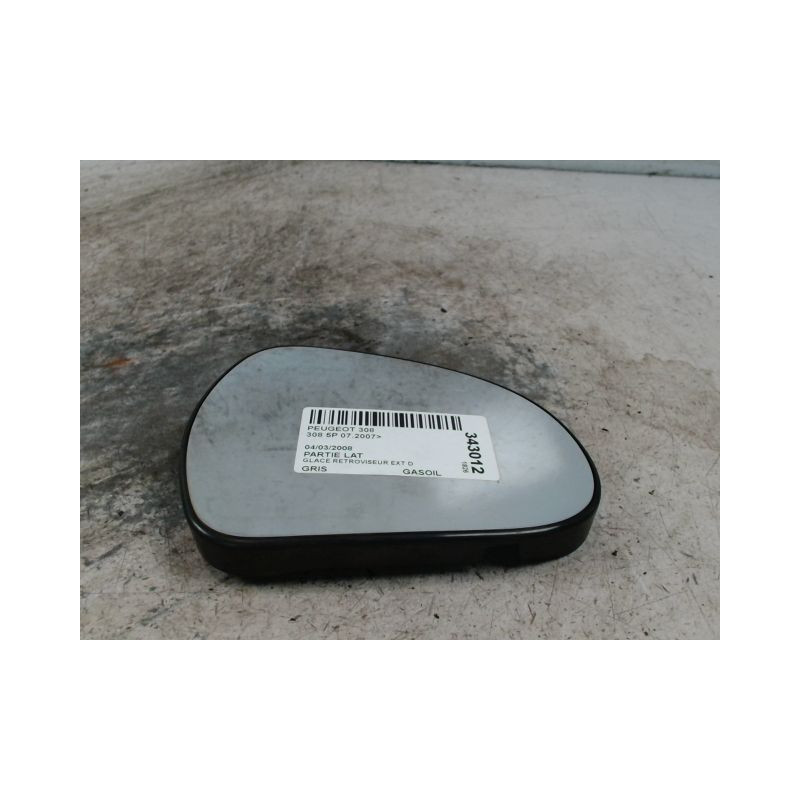 GLACE RETROVISEUR EXT D PEUGEOT 308 2007-