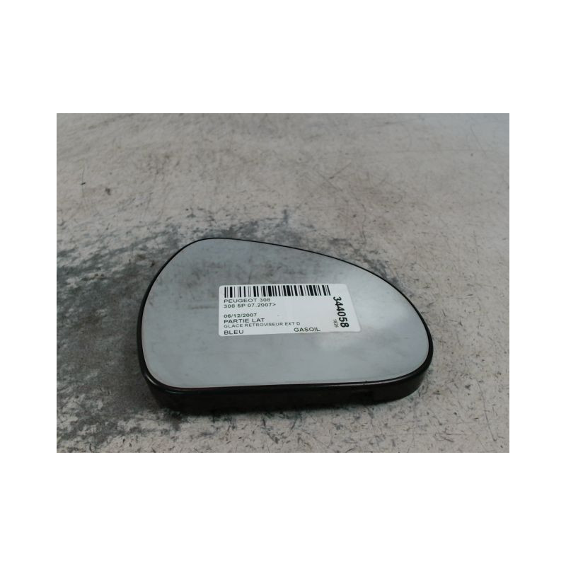 GLACE RETROVISEUR EXT D PEUGEOT 308 2007-