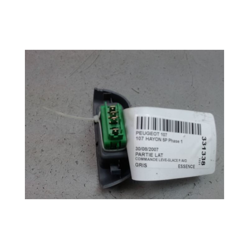 COMMANDE LEVE-GLACE PORTE AVD PEUGEOT 107 Phase 1 2005-2008